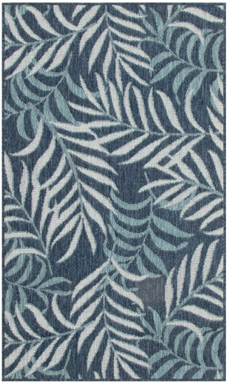 The Rug Corner Nourison Home Garden Oasis GOA01 NAVY Area Rugs  