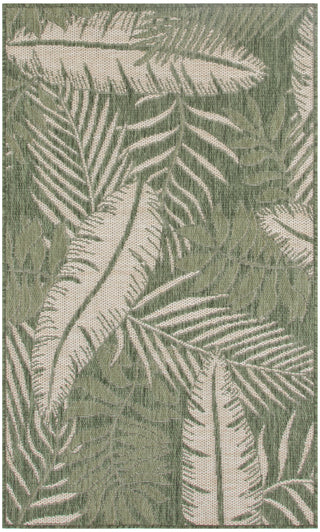 The Rug Corner Nourison Home Garden Oasis GOA02 GRNIV Area Rugs  
