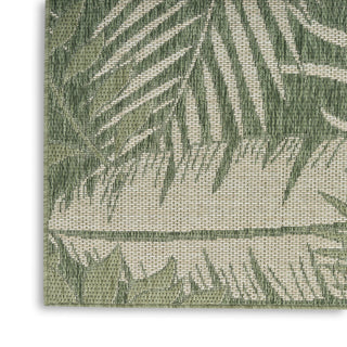 The Rug Corner Nourison Home Garden Oasis GOA02 GRNIV Area Rugs  