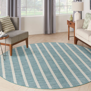 The Rug Corner Nourison Home Nourison Home - Positano Aqua/Ivory Area Rug POS03  
