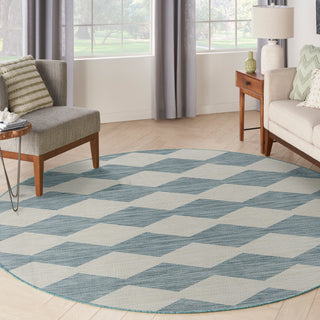 The Rug Corner Nourison Home Positano POS04 AQUA Area Rugs  