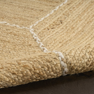 The Rug Corner Nourison Home Terrazzo Jute TRJ01 NATRL Area Rugs  