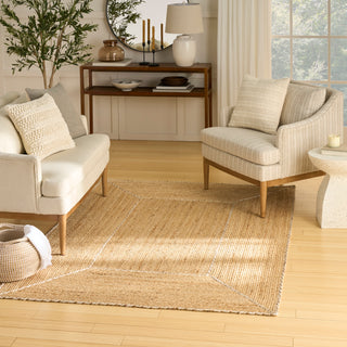 The Rug Corner Nourison Home Terrazzo Jute TRJ01 NATRL Area Rugs  