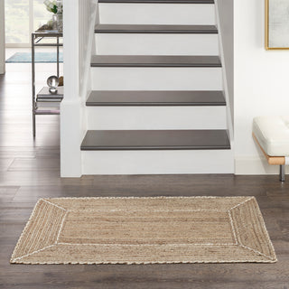 The Rug Corner Nourison Home Nourison Home - Terrazzo Jute Natural/Grey Area Rug TRJ01  