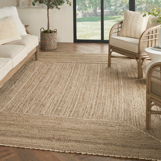 The Rug Corner Nourison Home Nourison Home - Terrazzo Jute Natural/Grey Area Rug TRJ01  