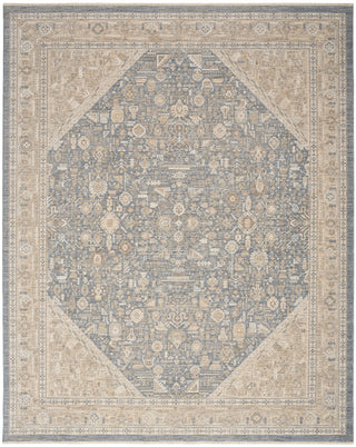 The Rug Corner Nourison Home Retreat RET03 IVBLU Area Rugs  
