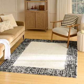Nourison Home - Pacific Shag Ivory/Black Area Rug PCS02