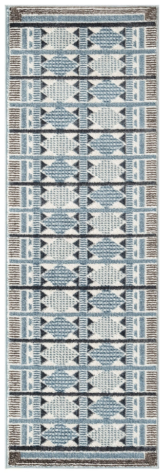 The Rug Corner Nourison Home Nordic NRC06 BLUE Area Rugs  