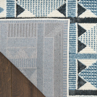 The Rug Corner Nourison Home Nordic NRC06 BLUE Area Rugs  