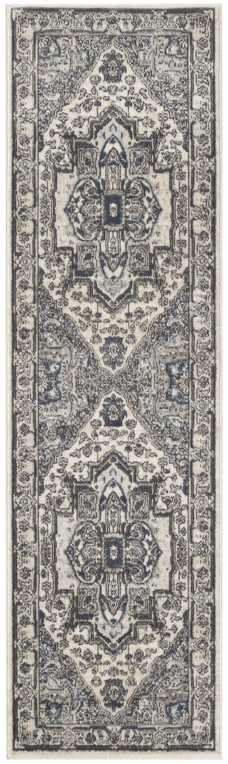 The Rug Corner Nourison Home Nourison Home - Quarry Ivory/Navy Area Rug QUA18  