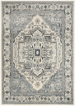 The Rug Corner Nourison Home Nourison Home - Quarry Ivory/Navy Area Rug QUA18  