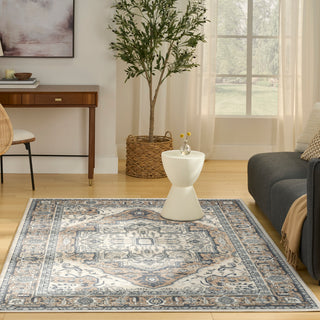 The Rug Corner Nourison Home Nourison Home - Quarry Ivory/Taupe Area Rug QUA18  