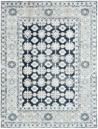 The Rug Corner Nourison Home Nourison Home - Dekor Grey/Navy Area Rug DEK02  