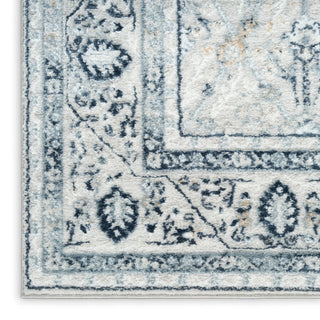 The Rug Corner Nourison Home Nourison Home - Dekor Grey/Navy Area Rug DEK03  