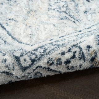 The Rug Corner Nourison Home Nourison Home - Dekor Grey/Navy Area Rug DEK03  