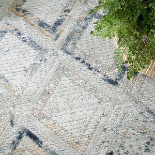 Nourison Home - Dekor Grey/Navy Area Rug DEK05