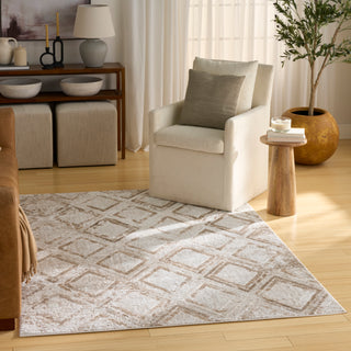 The Rug Corner Nourison Home Nourison Home - Dekor Ivory/Taupe Area Rug DEK05  