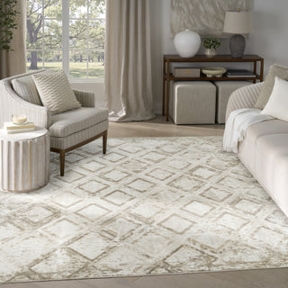 The Rug Corner Nourison Home Nourison Home - Dekor Ivory/Taupe Area Rug DEK05  