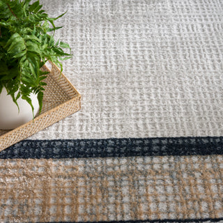The Rug Corner Nourison Home Nourison Home - Dekor Grey/Navy Area Rug DEK06  