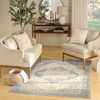 The Rug Corner Nourison Home Vintage Washables VWS13 BLUGN Area Rugs  