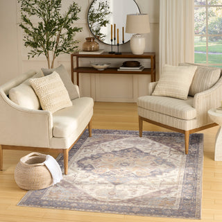 The Rug Corner Nourison Home Vintage Washables VWS13 IVPUR Area Rugs  