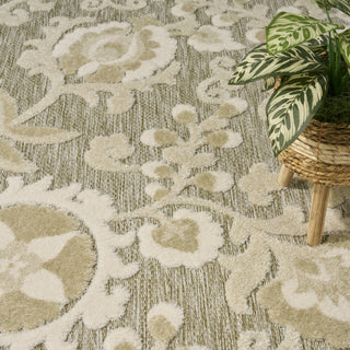 The Rug Corner Nourison Home Nourison Home - Aloha Ivory/Sage Area Rug ALH17  