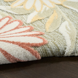 The Rug Corner Nourison Home Nourison Home - Aloha Sage/Rose Area Rug ALH33  