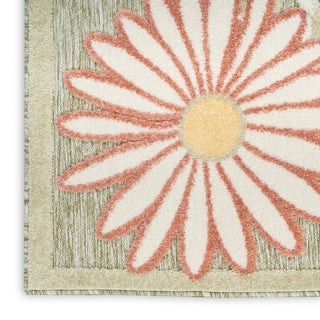 The Rug Corner Nourison Home Nourison Home - Aloha Sage/Rose Area Rug ALH33  