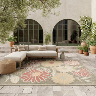 The Rug Corner Nourison Home Nourison Home - Aloha Sage/Rose Area Rug ALH33  