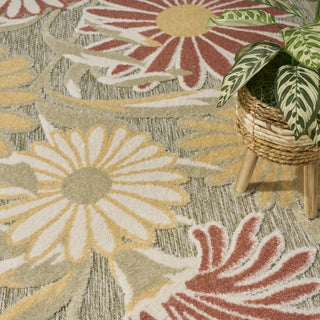 The Rug Corner Nourison Home Nourison Home - Aloha Sage/Rose Area Rug ALH33  