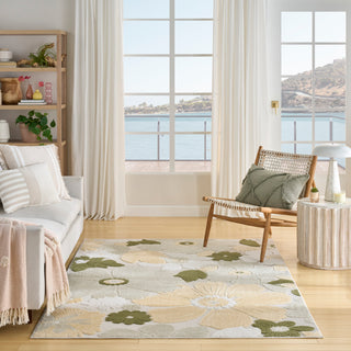 The Rug Corner Nourison Home Aloha ALH42 IVGRN Area Rugs  
