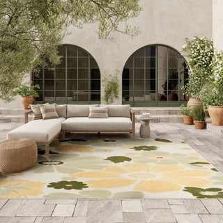 The Rug Corner Nourison Home Aloha ALH42 IVGRN Area Rugs  