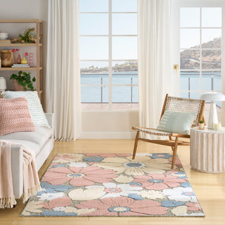 The Rug Corner Nourison Home Aloha ALH42 ROSE Area Rugs  