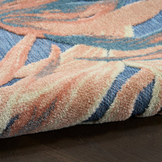 Nourison Home - Aloha Blue/Rose Area Rug ALH43