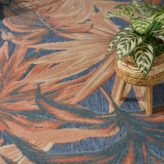 Nourison Home - Aloha Blue/Rose Area Rug ALH43