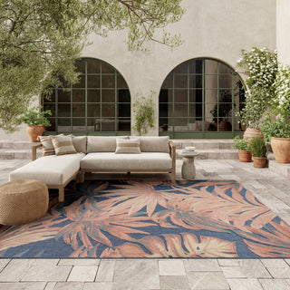 Nourison Home - Aloha Blue/Rose Area Rug ALH43
