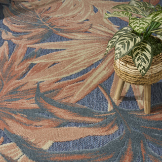 Nourison Home - Aloha Blue/Rose Area Rug ALH43