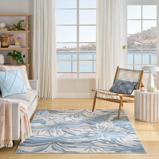 The Rug Corner Nourison Home Aloha ALH43 IVBLU Area Rugs  