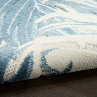 The Rug Corner Nourison Home Aloha ALH43 IVBLU Area Rugs  