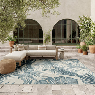 The Rug Corner Nourison Home Aloha ALH43 IVBLU Area Rugs  