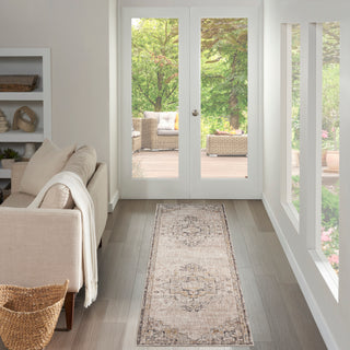 Nourison Home - Antique Fusion Ivory/Champagne Area Rug ANF01