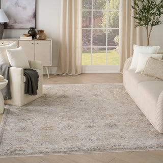 The Rug Corner Nourison Home Antique Fusion ANF03 LTGRY Area Rugs  