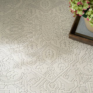 The Rug Corner Nourison Home Nourison Home - Grace Ivory/Light Grey Area Rug GCE02  