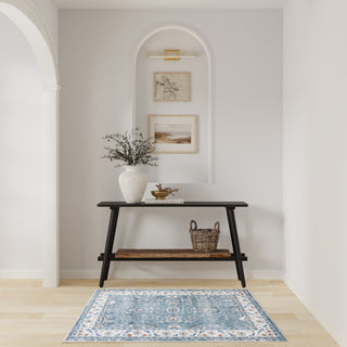 The Rug Corner Nourison Home Nourison Home - Astra Machine Washable Blue Area Rug ASW20  