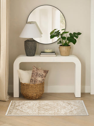 The Rug Corner Nourison Home Nourison Home - Dekor Ivory/Taupe Area Rug DEK08  