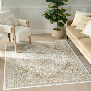 The Rug Corner Nourison Home Nourison Home - Dekor Ivory/Taupe Area Rug DEK08  