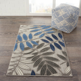 The Rug Corner Nourison Home Aloha ALH18 GRYBL Area Rugs  