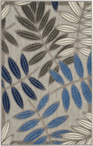 The Rug Corner Nourison Home Aloha ALH18 GRYBL Area Rugs  