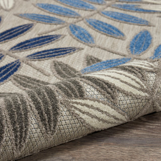 The Rug Corner Nourison Home Aloha ALH18 GRYBL Area Rugs  