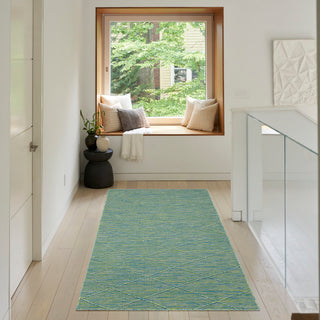 The Rug Corner Nourison Home Washable Solutions WSL01 BLGRN Area Rugs  